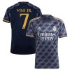 Officiële Voetbalshirt Real Madrid Vini Jr. 7 Uit 2023-24 - Heren